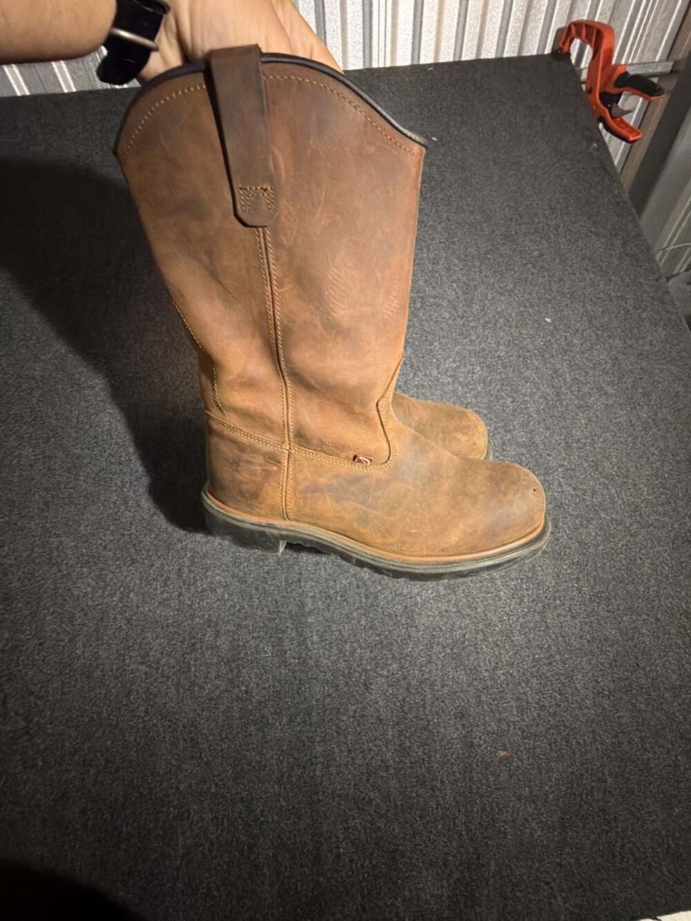 Red Wing 2272 Pull-On Work Boots Size 10.5 D Brown Leather Waterproof